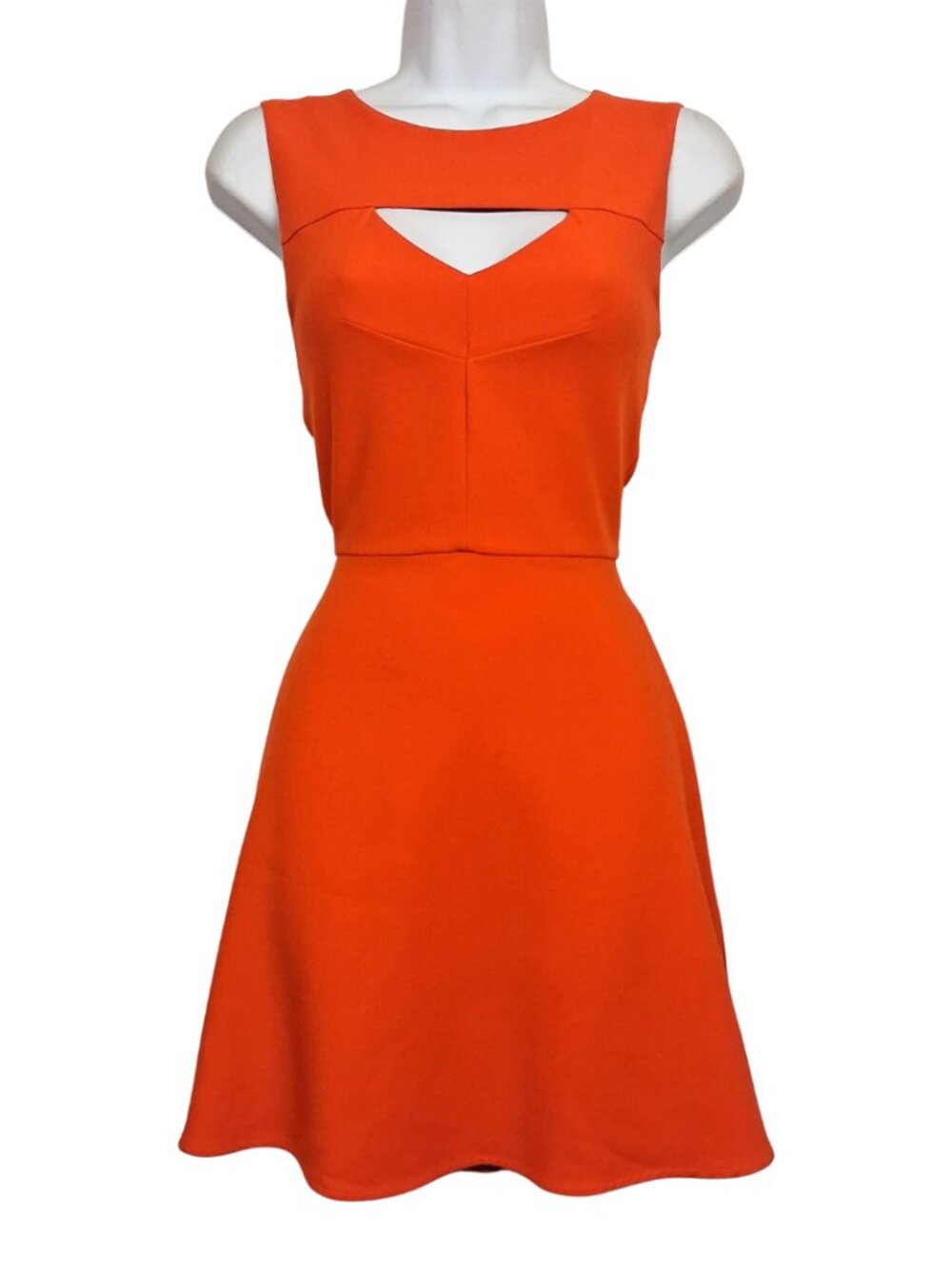FRENCH CONNECTION A Line Dress Cut Out Sleeveless Fit and Flare Mini 2 XSmall